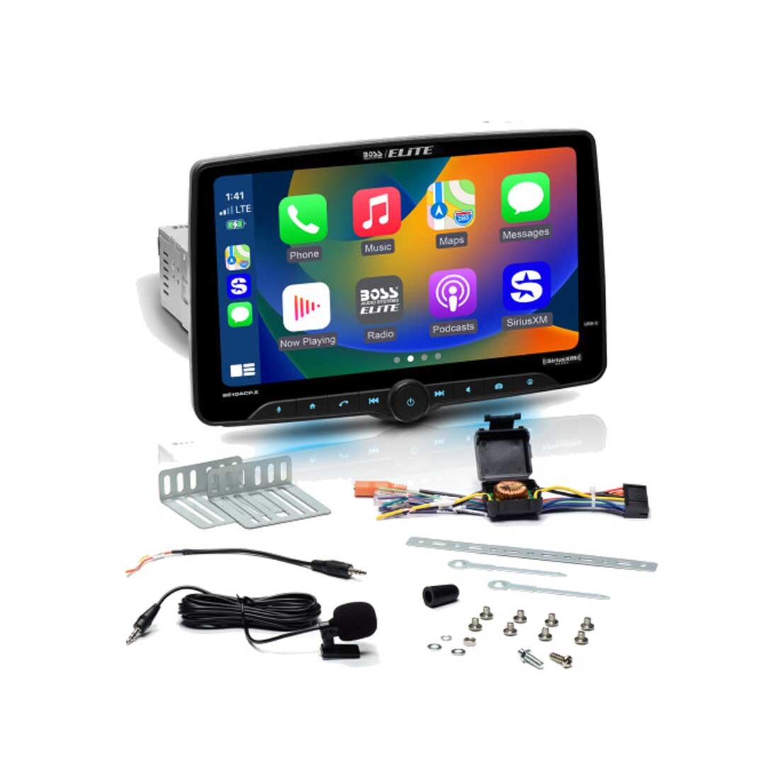 Boss Audio BE10ACP.X 1-DIN In-Dash 10.1″ Touchscreen Digital Multimedia Receiver