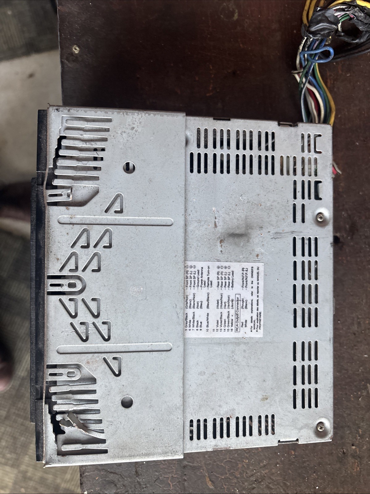 ALPINE CAR AUDIO STEREO IN DASH CD UNIT OLD SCHOOL CDA-7839 VINTAGE RARE EQ BASS