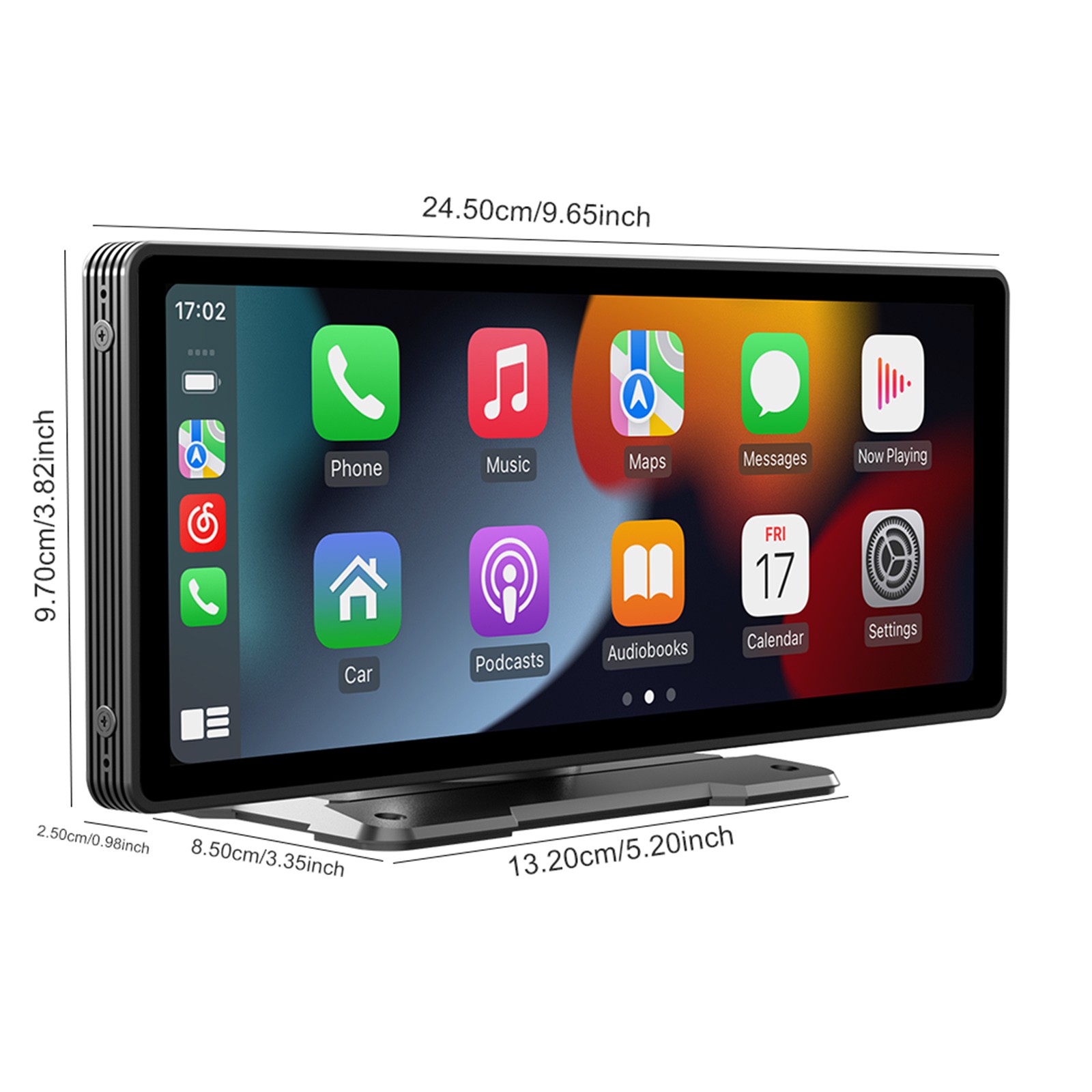 10.26″ Portable Bluetooth Car MP5 Player HD Large Screen Wireless Carplay Radio