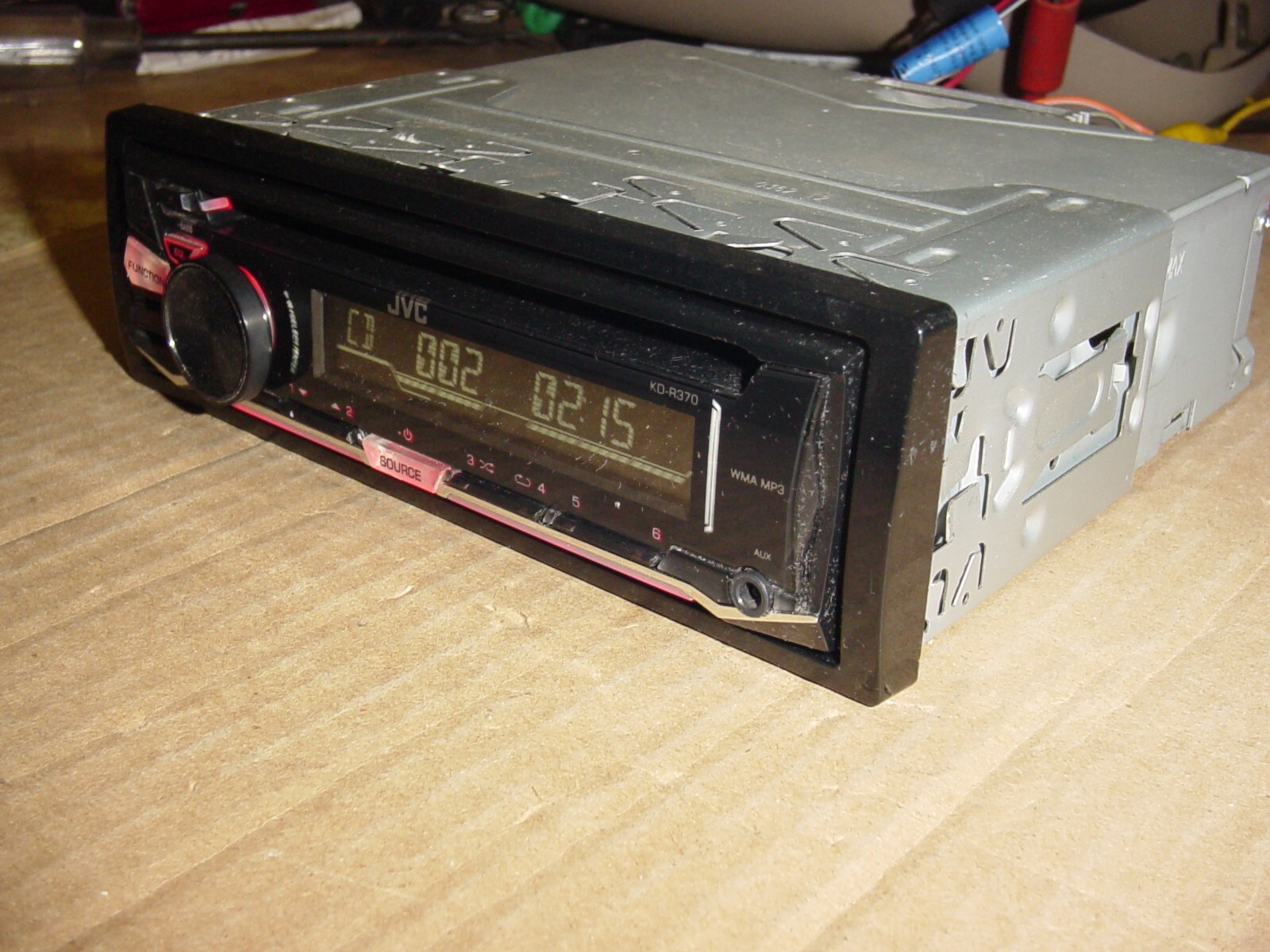 JVC KD-R370 wma/mp3/CD Player Front AUX Input