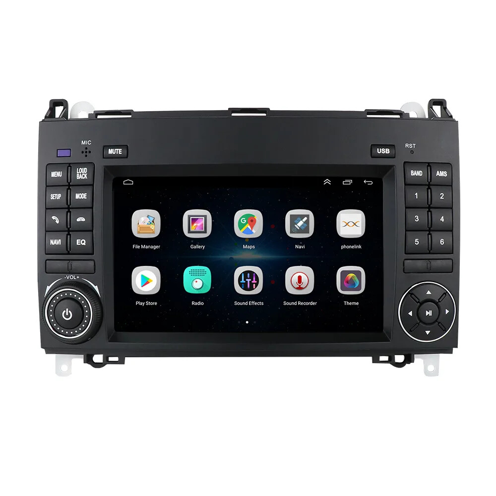 7 Inch 2din Android 10.0 Car Dvd Player for Mercedes-benz B160/b170/b180/b200
