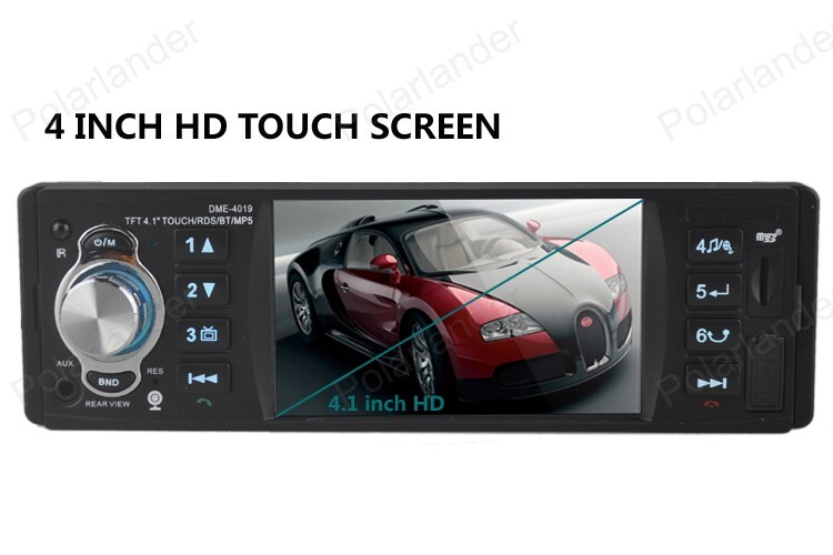 MIrror Link Bluetooth Car Radio 4.1Inch Single 1Din Touch Screen MP5 FM RDS