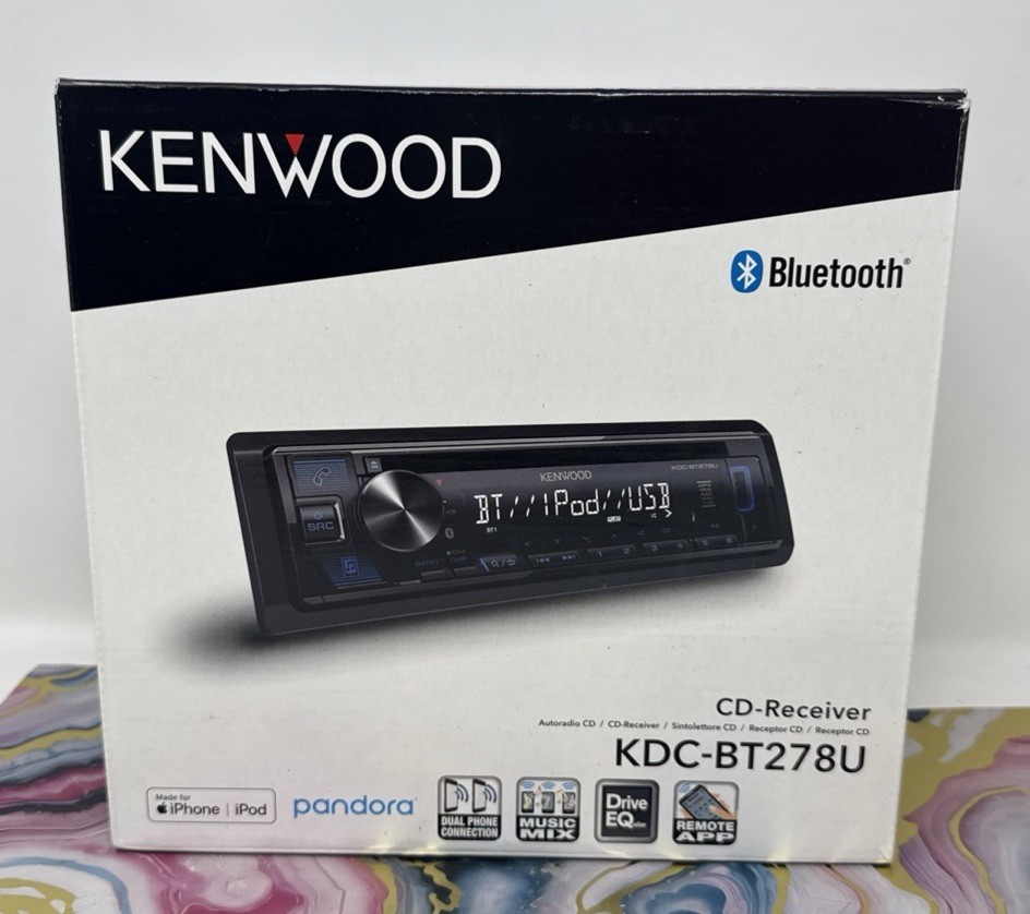 Kenwood CD Receiver with Bluetooth (KDC-BT278U)