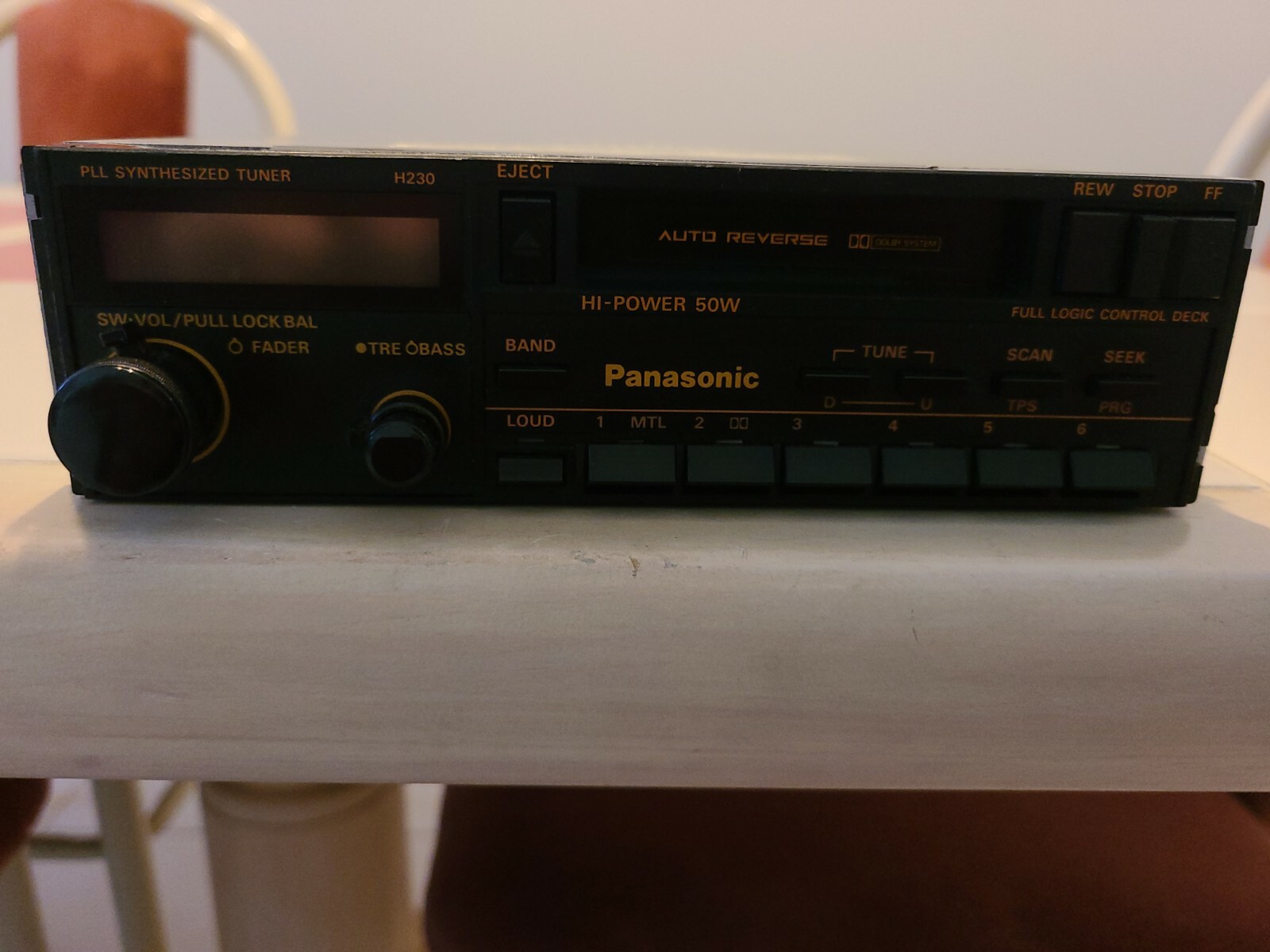 Panasonic CQ-H210FKUA 00296-21050 Cassette Car Stereo Pulled from new car