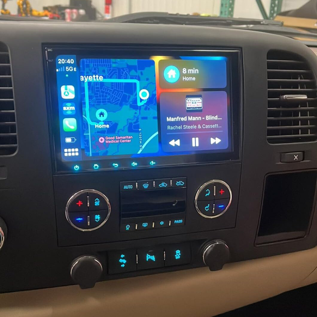 Radio Carplay For 2009-2012 GMC GPS Navi Back Camera Backup Cam FM RDS
