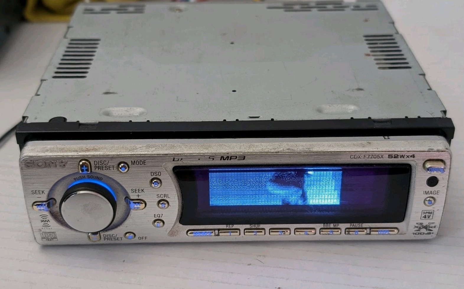 Sony CDX-F7705X 1 DIN In-Dash CD Player MP3