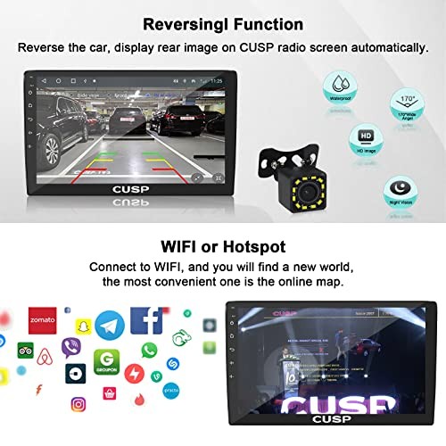 10.1 Inch Android Double Din Car 10.1 Inch 2G+32G+Car Play and Android Auto