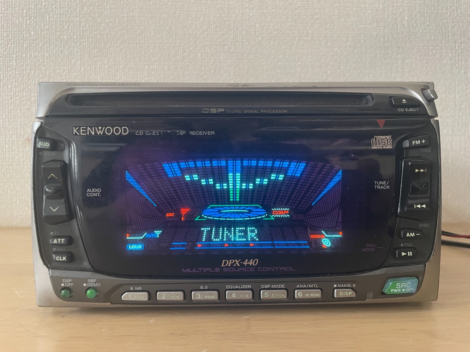 Kenwood DPX-440 2DIN Car Audio CD Cassette Player Tested Working Very Good