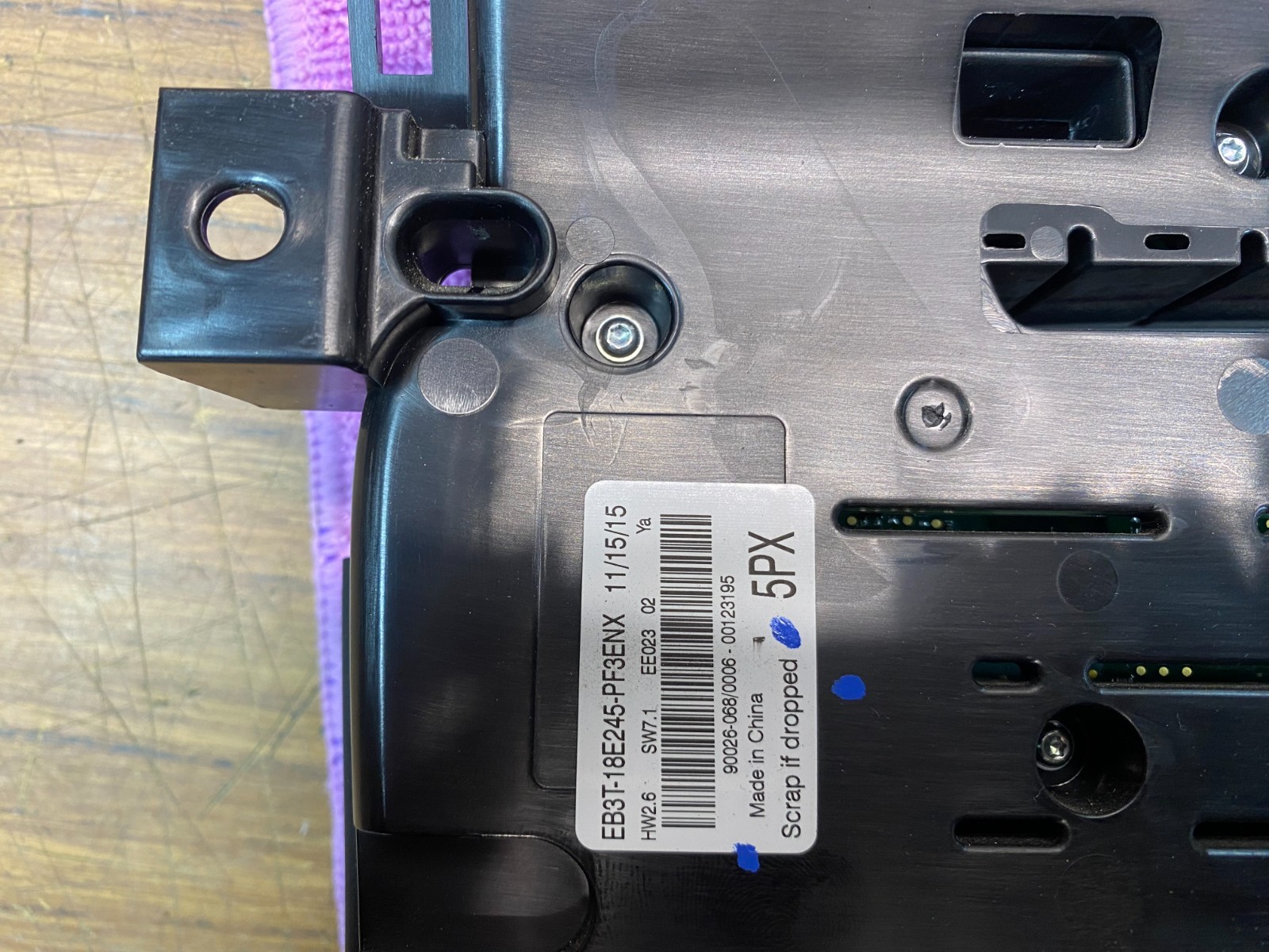 Ford Everest 2016 Stereo Dash A/C Control Buttons Trim Surround EB3T-18E245-PF