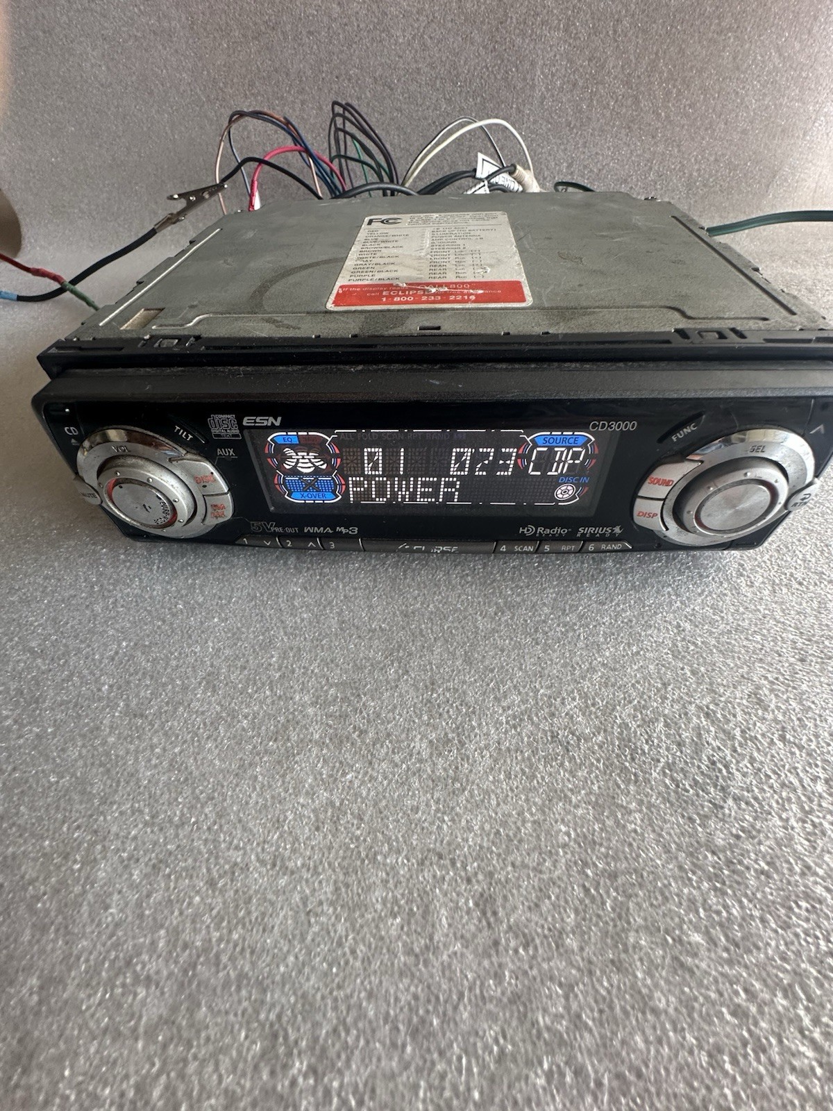 Old School ECLIPSE CD3000 Head Unit