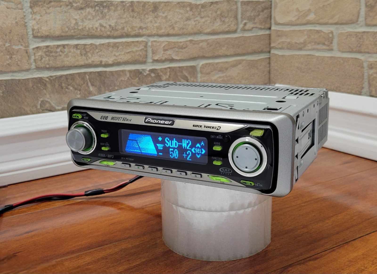 SUPER RARE PIONEER 🐬 DEH-P6700MP CD PLAYER with BLUETOOTH adapter and REMOTE