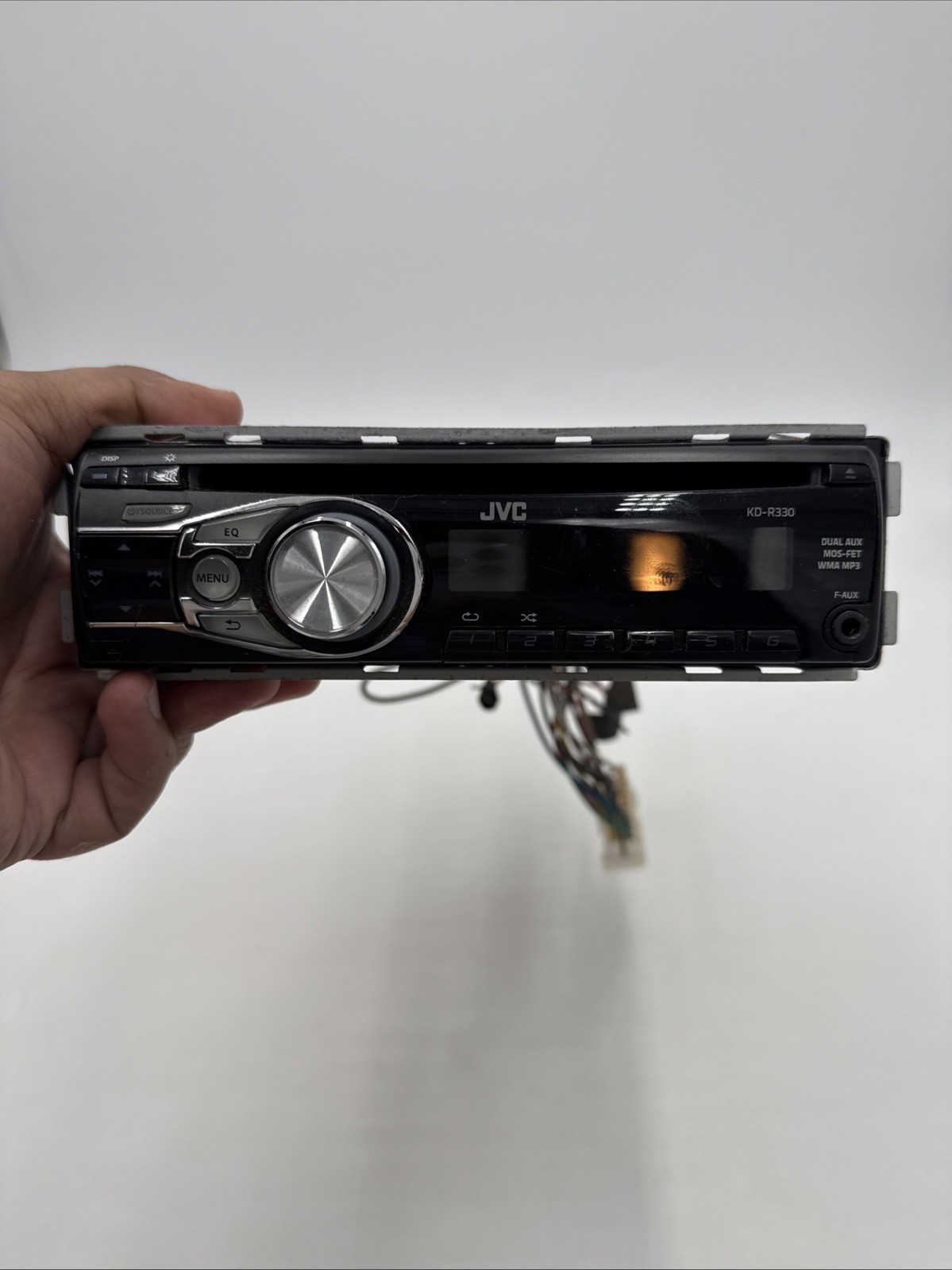 JVC KD-R330 Detachable Face CD Receiver AM/FM 50Wx4 Car Stereo Untested