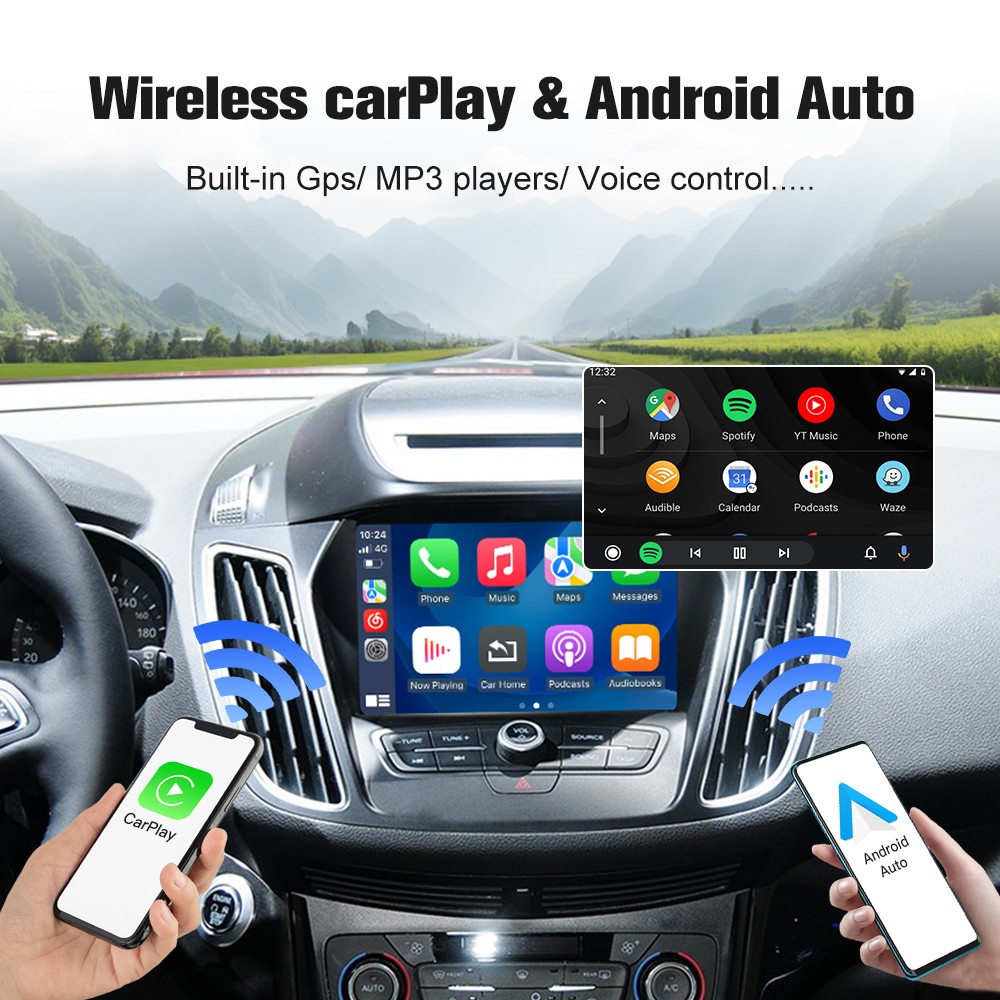 Carplay Android Auto for Ford Sync2 System Explorer Focus Fi.C. C-max Bord F-150