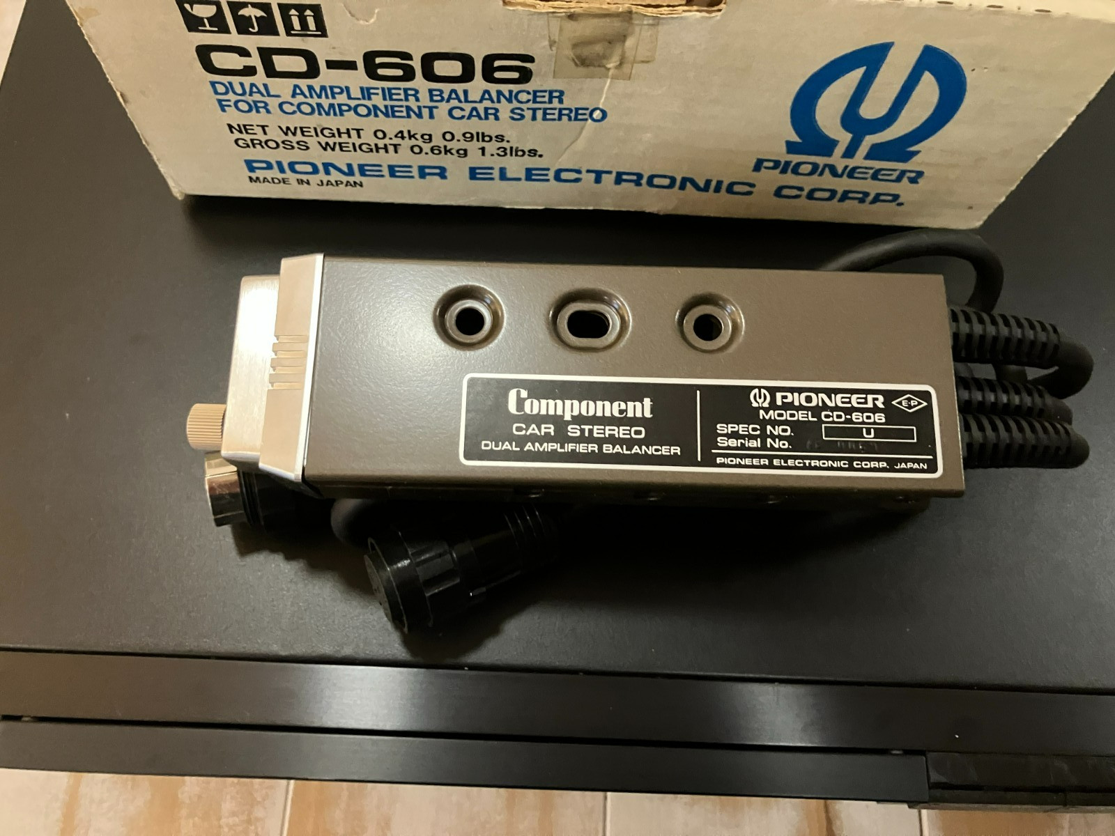 Pioneer CD-606 Dual Amplifier Balancer. New untested. Worldwide Shipping.