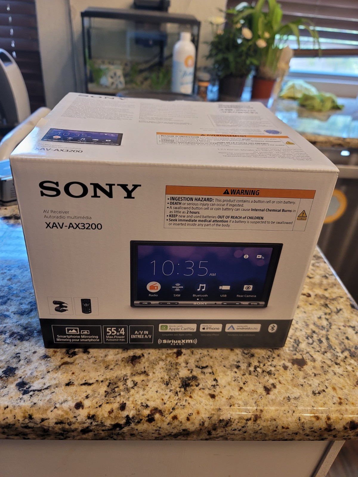 Sony XAVAX3200 7″ 2-DIN Digital Multimedia w/ CarPlay/Android Auto