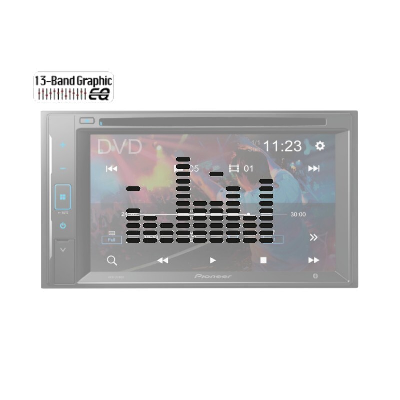 NEW Pioneer DMH-241EX 6.2″ Touchscreen Digital Media Receiver w/ Bluetooth