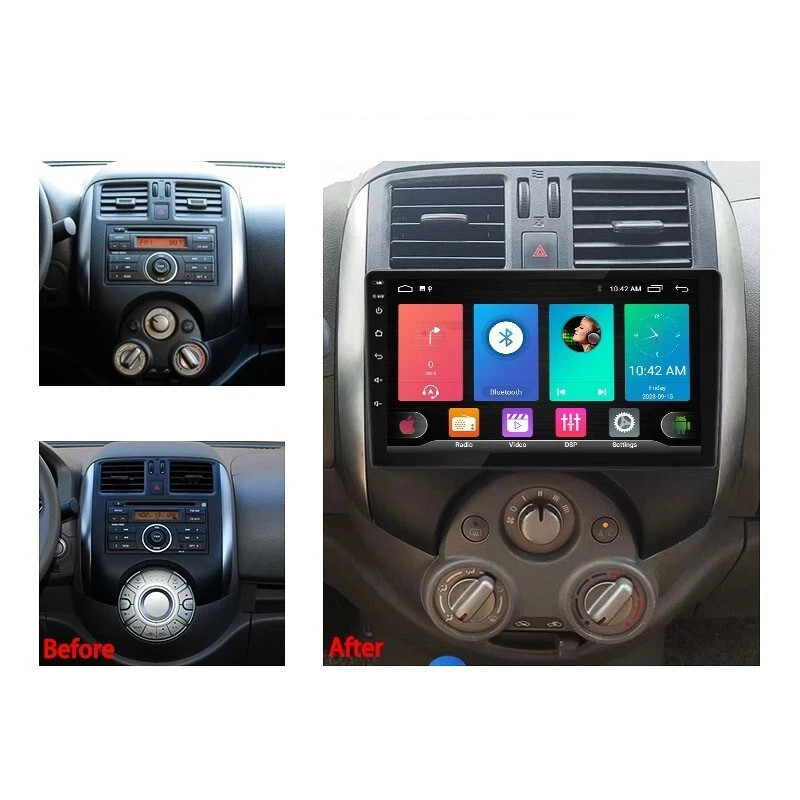 9″ Car Stereo Wireless CarPlay Android Auto GPS WiFi Touch Screen  2GB+64 GB