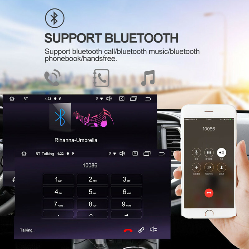 Android Car Radio 7″ Quad Core Wifi Bluetooth Video Audio Multimedia for Grand