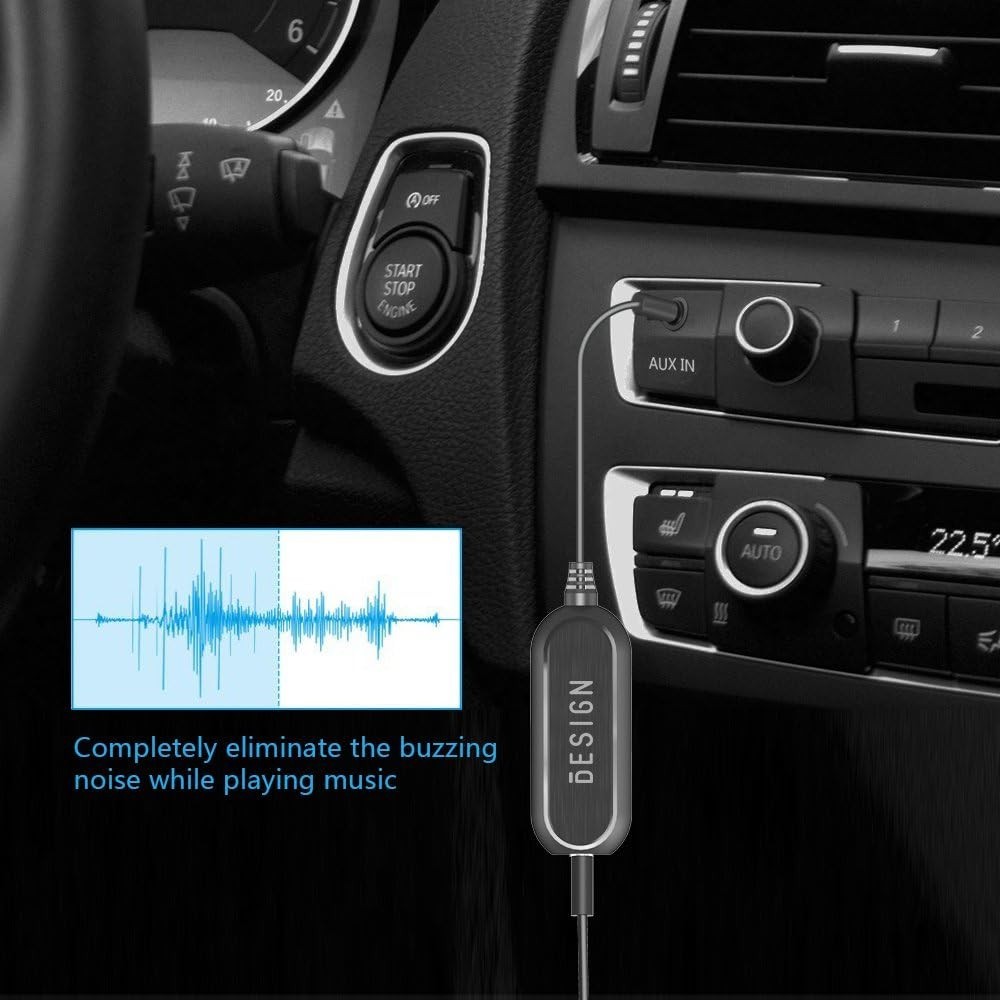 High-Quality 0.138 Inch Audio Ground Loop Isolator by Besign – Plug and Play