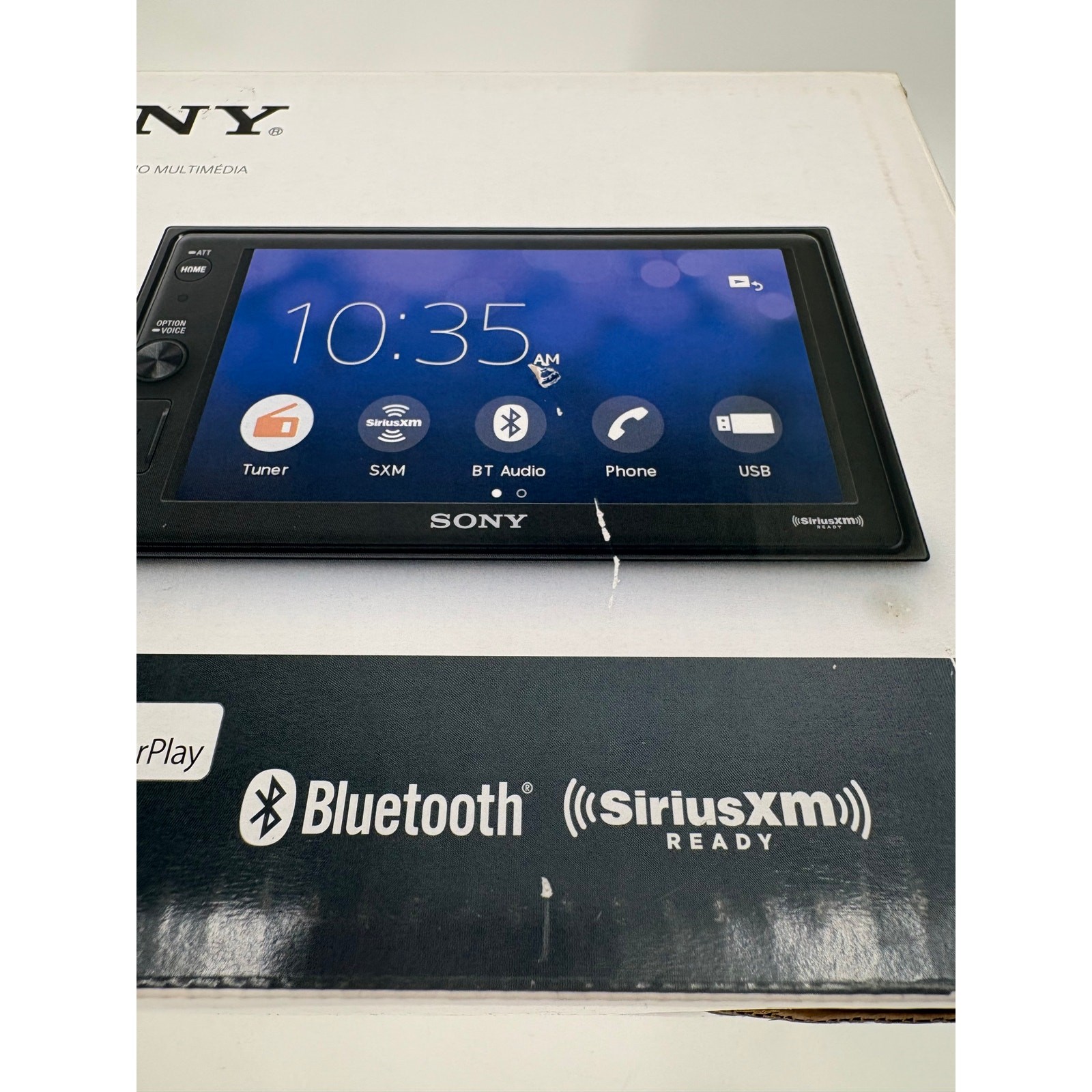 Sony XAV AX1000 Apple CarPlay Bluetooth Multimedia Player AM FM XM USB Aux 6.2″