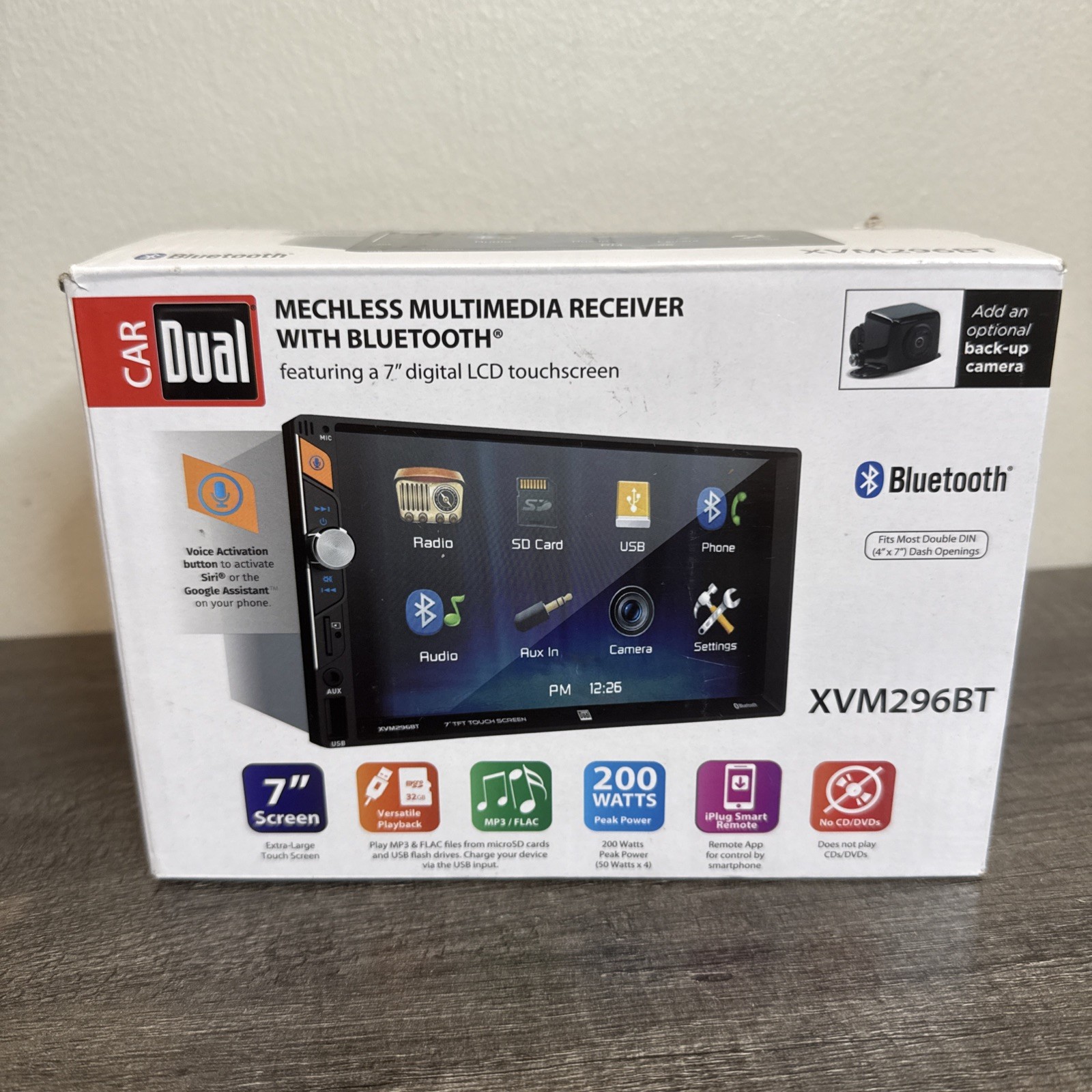 Dual Electronics XVM296BT 7″ LED Touchscreen Mechless Digital Radio…
