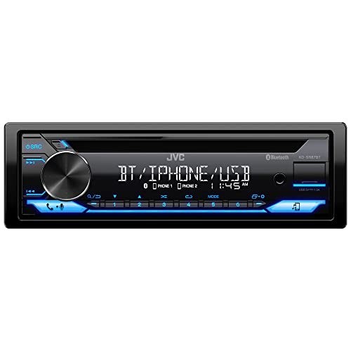 Car Stereo Single DIN Bluetooth CD Player 200W 13 Band EQ USB AUX LCD AM/FM