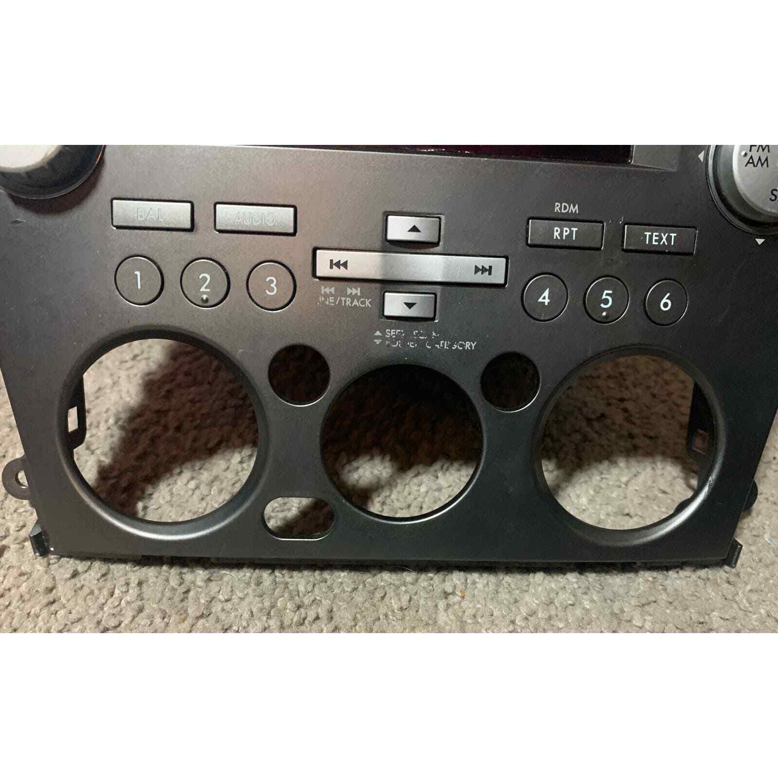 Subaru Legacy Outback AM FM Radio CD Disc Player Receiver OEM 2007-2009 UNTESTED
