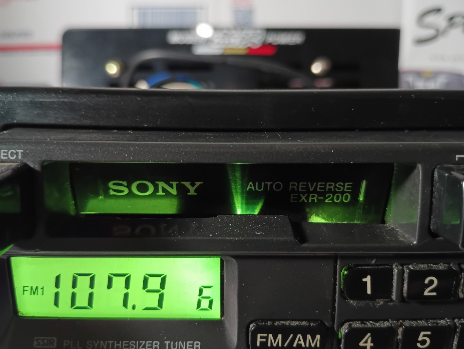 VTG Sony EXR-200 FM/AM Cassette Car Stereo USED AS-IS