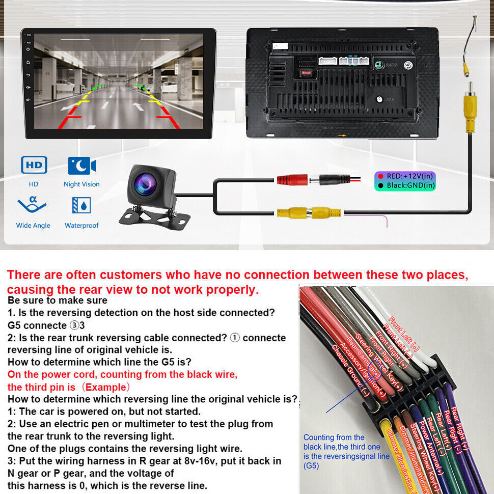 For Toyota Camry 2015 2016 2017 QLED Touch Screen Car Radio BT GPS RDS Cam