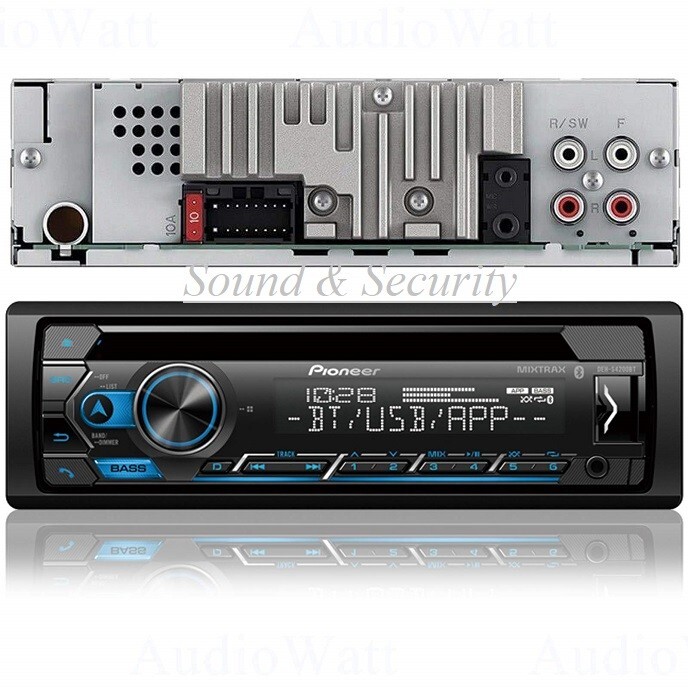 Pioneer DEH-S4200BT Single 1 DIN CD MP3 Player Bluetooth MIXTRAX USB AUX