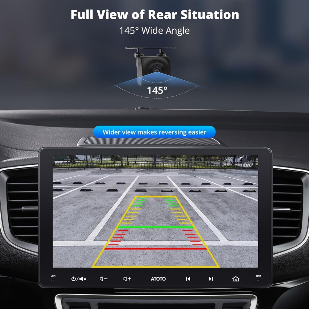 ATOTO S8 7″ GEN3 2 DIN Car Stereo 4G LTE GPS Carplay Android Auto w/HD 1080P CAM