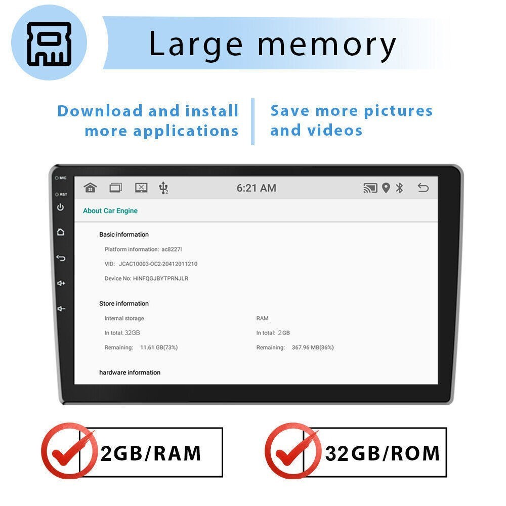 Radio For 2013-2015 Chevrolet Spark Carplay BT WiFi Android Auto Back Camera SWC