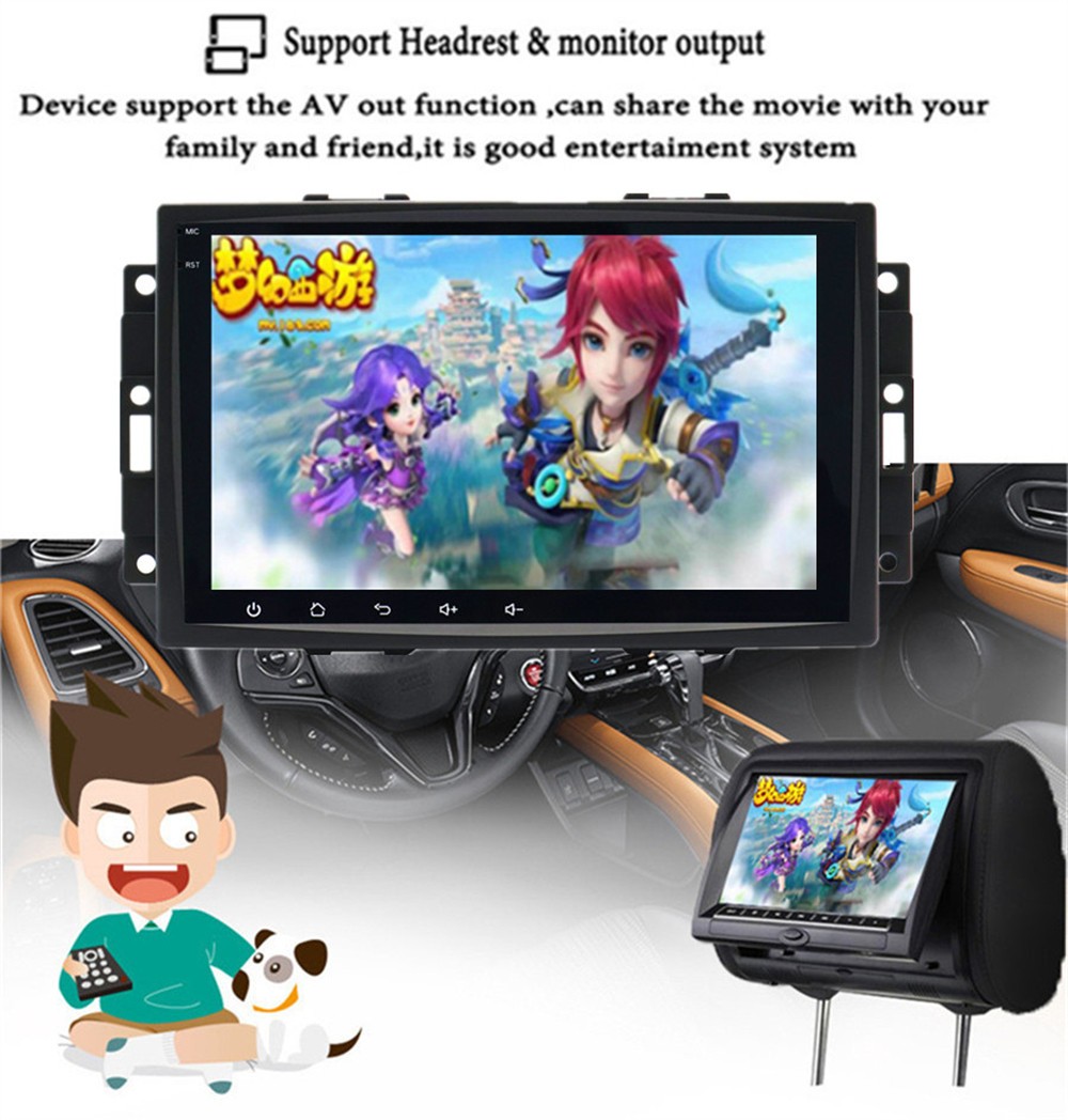 Fit For 2005-2010 Chrysler 300C 8in Android 14 Car Stereo Radio GPS WIFI 2+32G