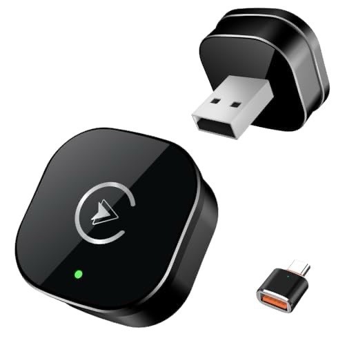 Teeran 2025 Wireless CarPlay Adapter Plug-and-Play Fast Auto Connect USB