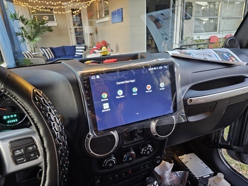 8 Core 4+64GB Carplay Android 13.0 BT5 Stereo Radio For Jeep Wrangler 2007-2017