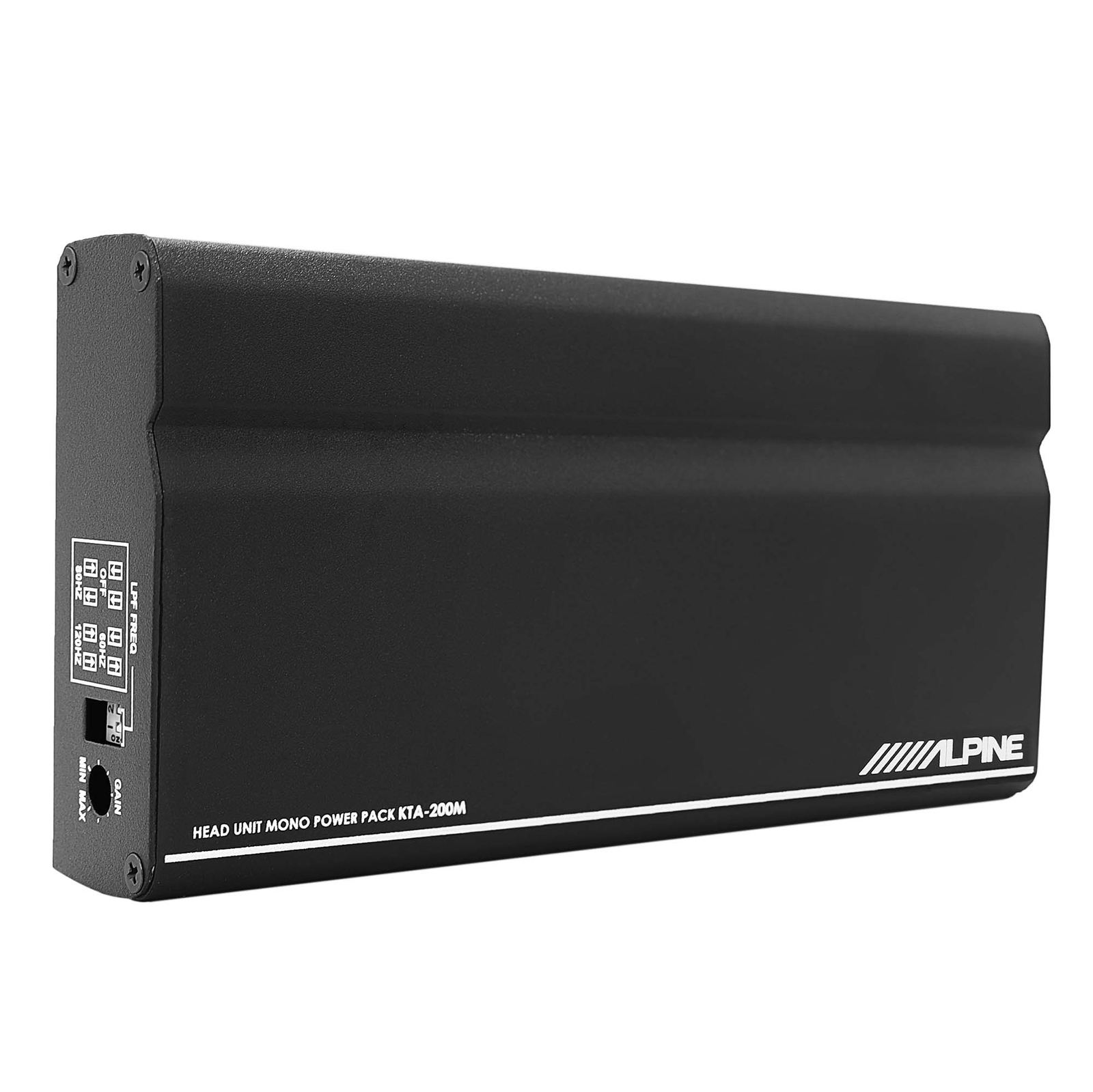 Alpine iLX-407 7″ DIN Receiver + KTA-200M PowerStack Mono Subwoofer Amplifier