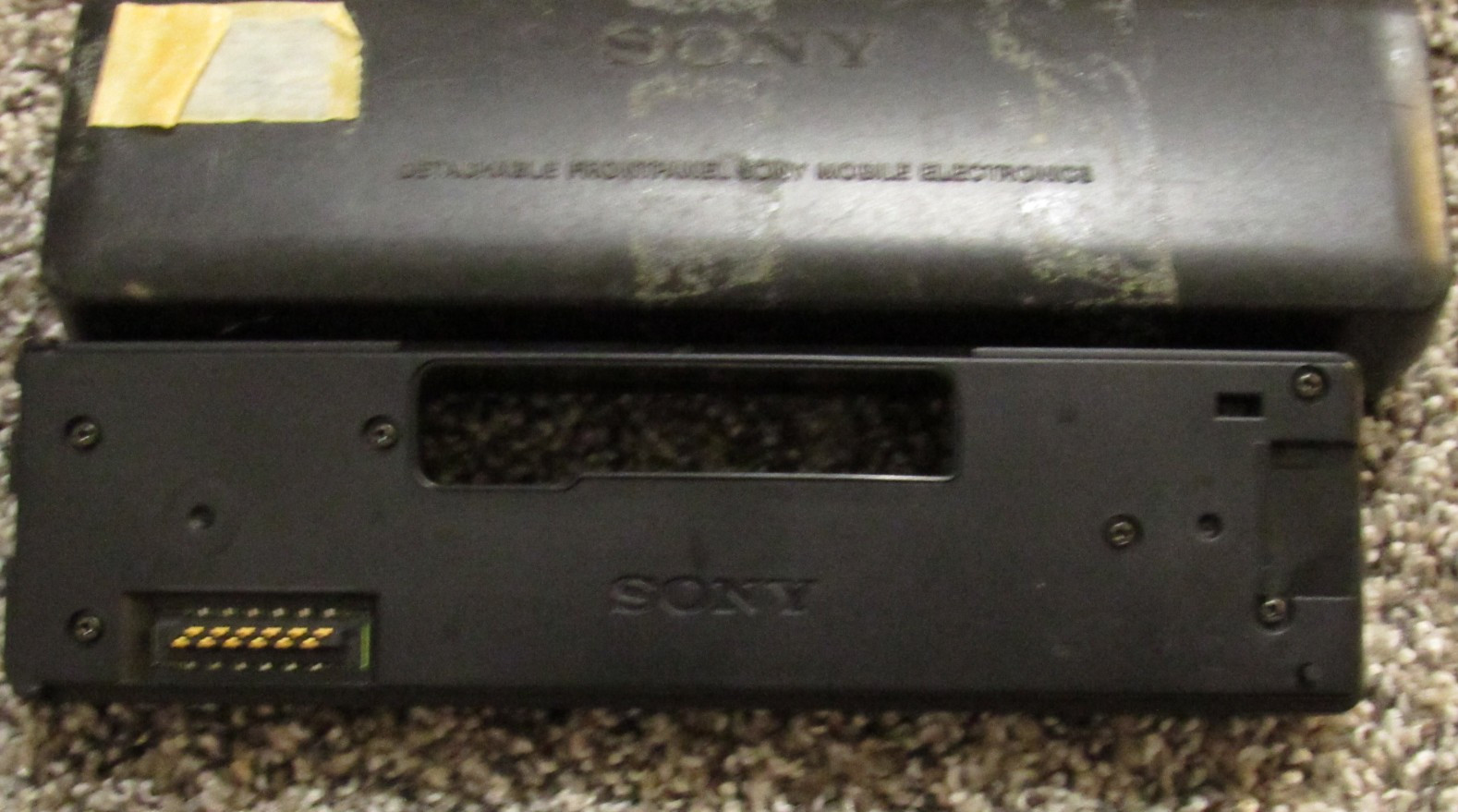 Vintage Sony XR-C210 Car Stereo Detachable Face with Case Parts Only Works