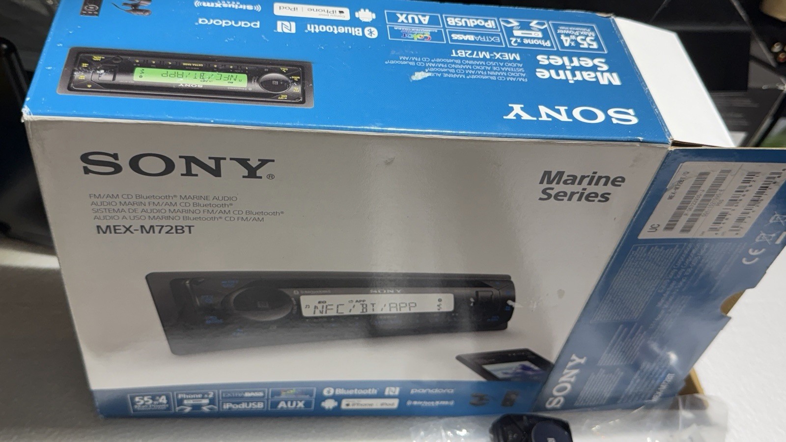 Sony MEX-M72BT Marine CD Receiver with Bluetooth Technology