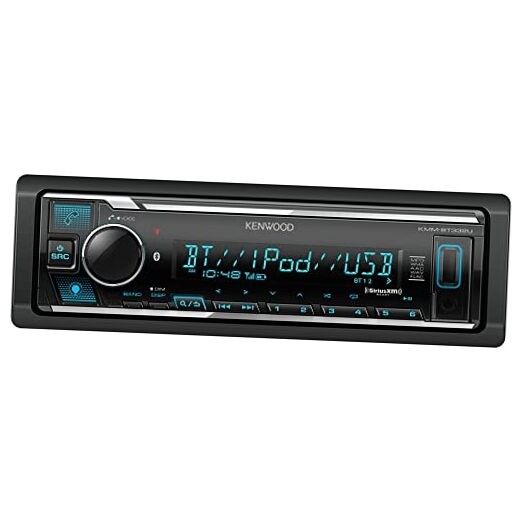 KMM-BT332U Bluetooth Single DIN Car Stereo with USB Port, AM/FM Radio, MP3