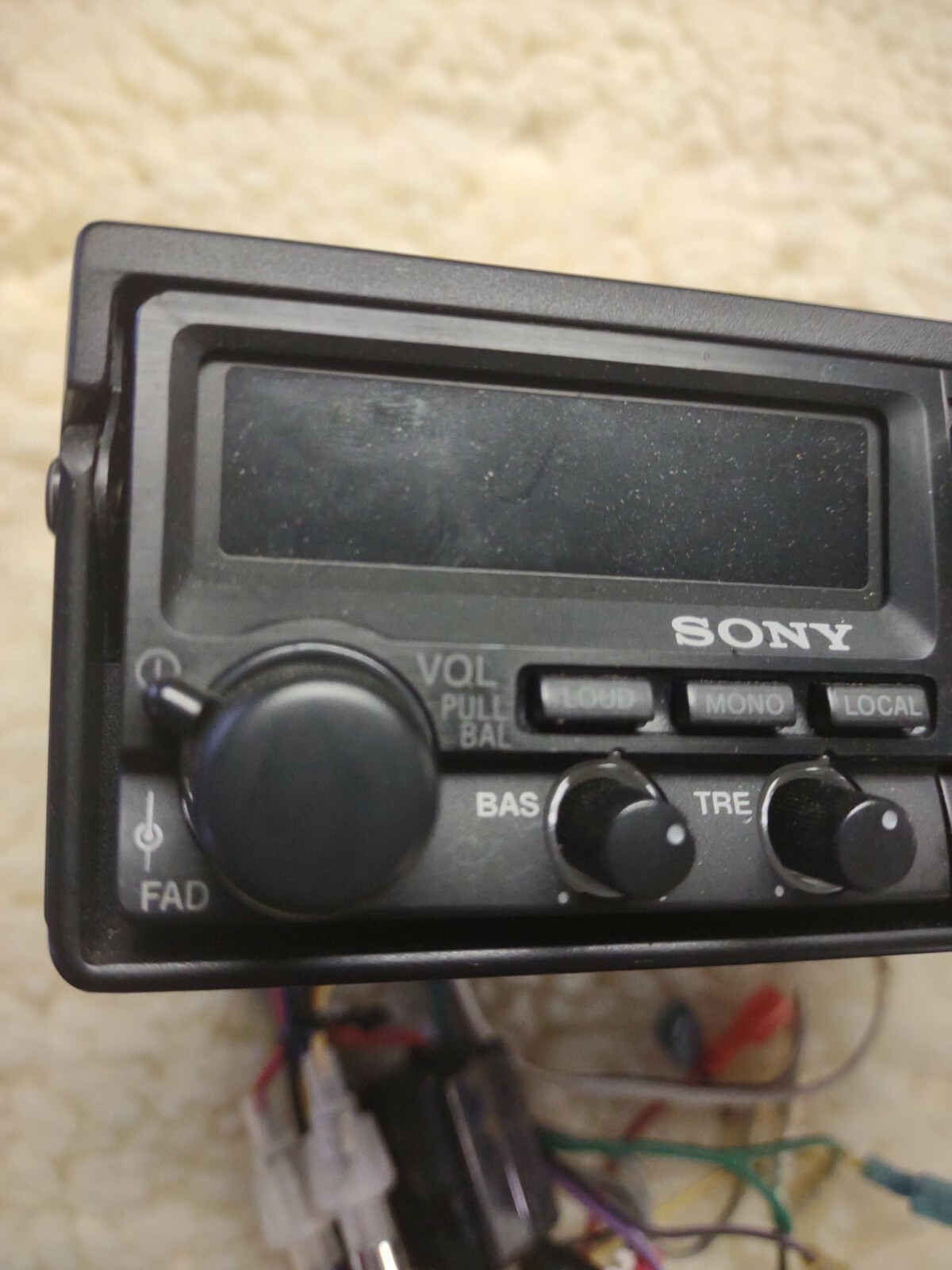 Sony XR-5500 radio untested multi fader 25w