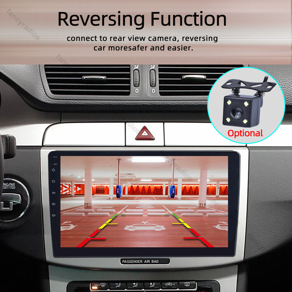 Double 2Din 10.1″ Car Stereo Android 11 Apple CarPlay Radio GPS Navi WiFi Player