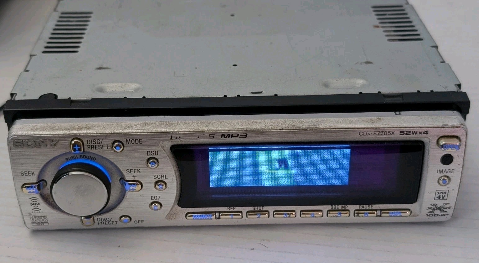 Sony CDX-F7705X 1 DIN In-Dash CD Player MP3