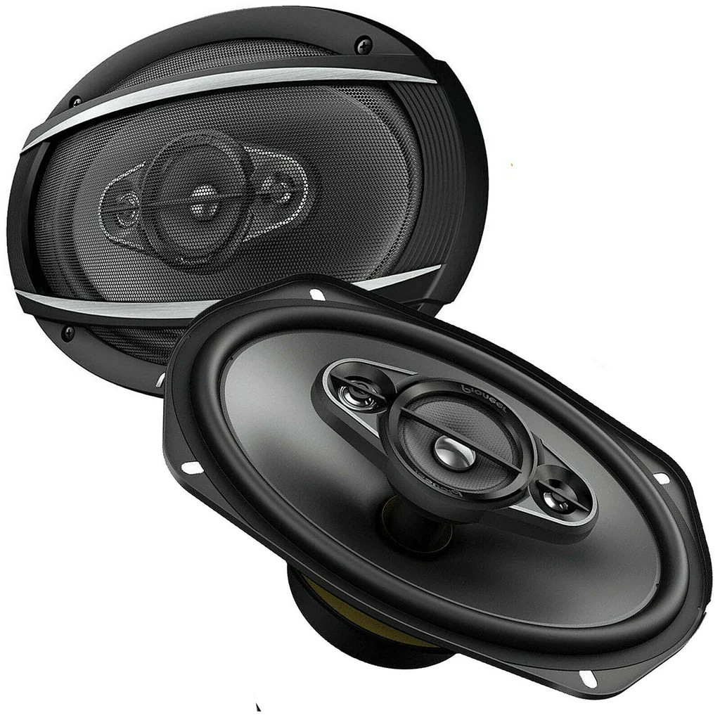 Pioneer TS-A6977S 6″ x 9″ 650W 4-Ohm 4-Way Car Audio Coaxial Speakers