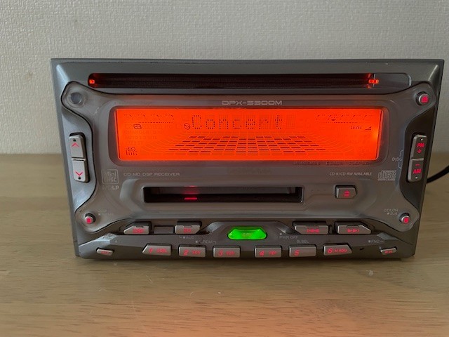 Kenwood DPX-5300M 2DIN Car Audio CD MD Player Operation Confirmed Very Good