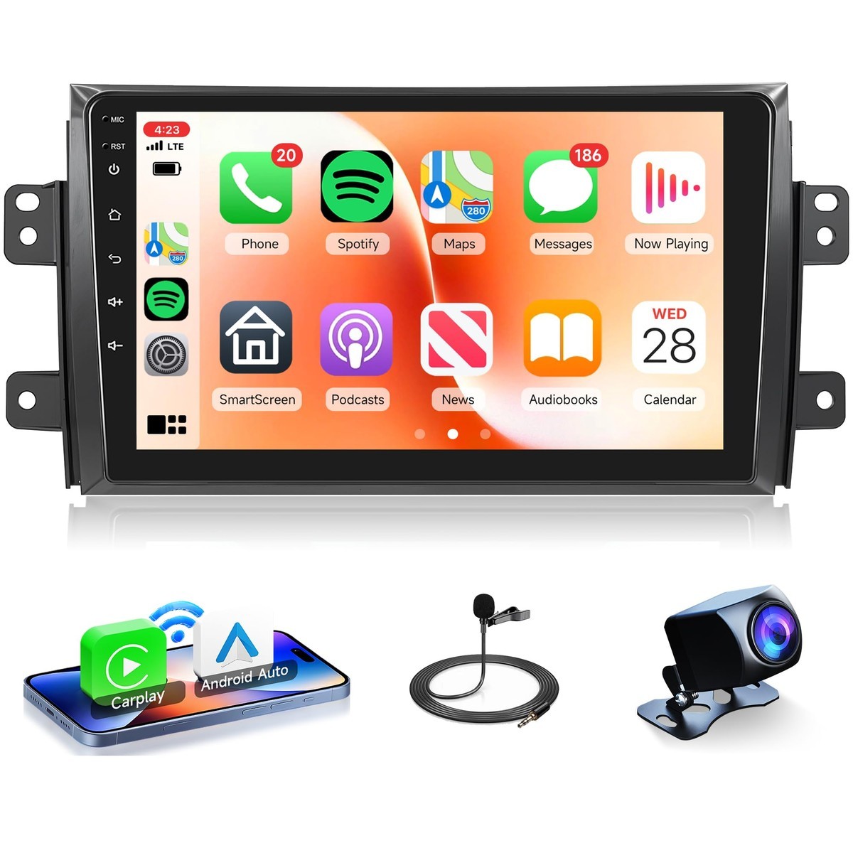 Rimoody 4Core 4G64G Android 15 Car Stereo Radio For Suzuki Sx4 2006-2013
