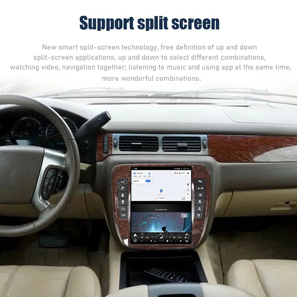 13″ Carplay Stereo Radio For Silverado Tahoe Suburban GMC Yukon GPS Navigation