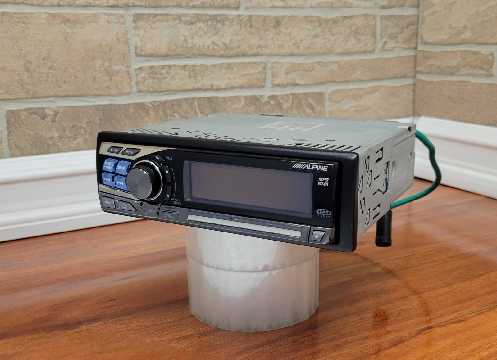 SUPER RARE ALPINE CDA-9855 CD PLAYER with DSP and BLUETOOTH ADAPTER