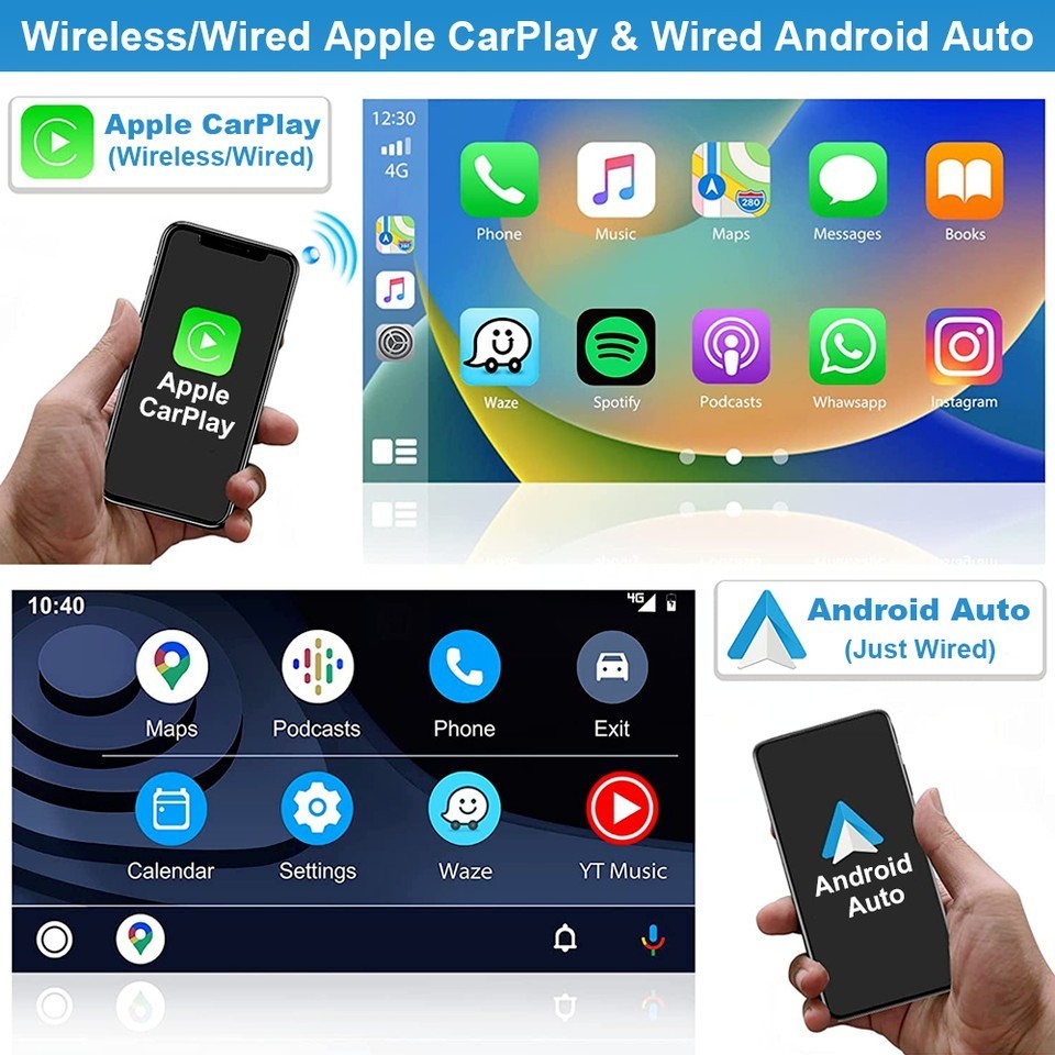8.4″ Car Radio Wireless CarPlay Android Auto 4+64GB For 2010-17 Porsche Cayenne