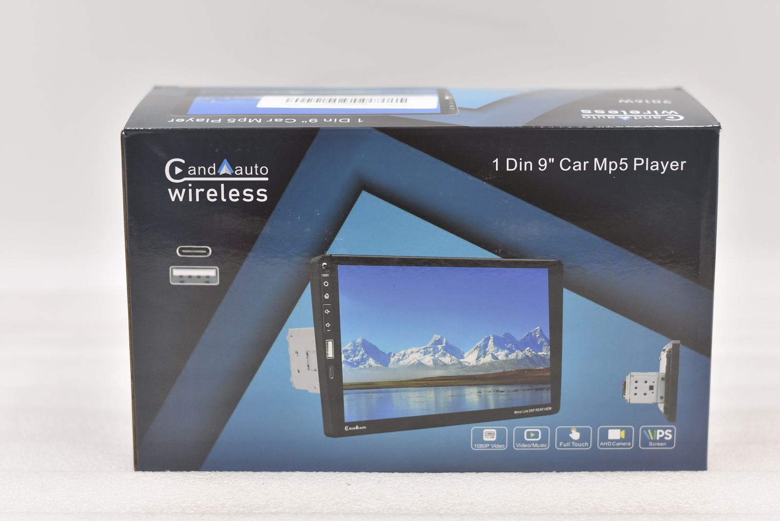 9″ Single DIN Wireless Mp5 Player Full Touch Mirror Link, AHD Camera 1080P Video
