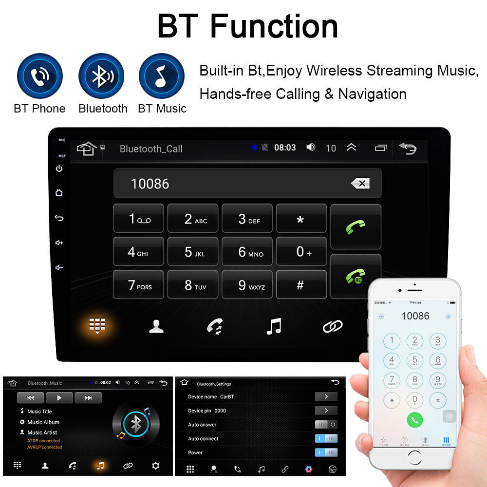 For Mazda 3 2010-2013 Carplay Touch Screen Radio Stereo GPS Navi w/Backup Camera